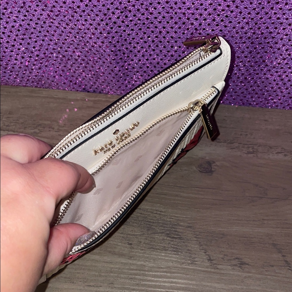 Kate Spade Cream Ladybug Clutch | Cute Spring Wristlet | NWT - Picture 10 of 15